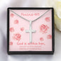 Psalms 46:5 - God is within her - Cross necklace