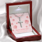 Psalms 46:5 - God is within her - Cross necklace